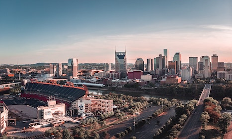 Tennessee city skyline
