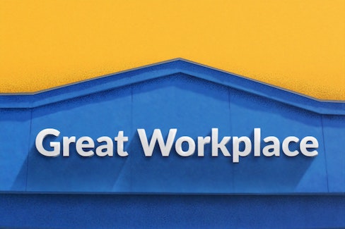 front of walmart store