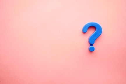 question mark fridge magnet