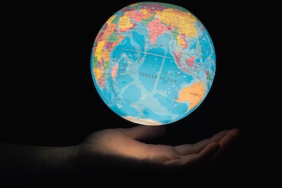 illuminated globe